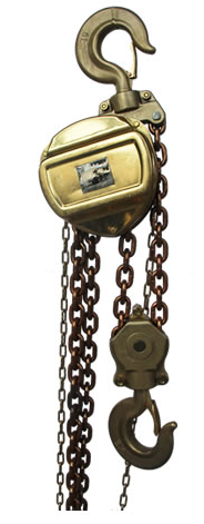 5噸三角形防爆手拉葫蘆展示圖